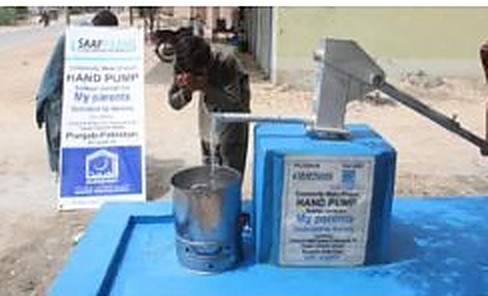 Hand Pump 2.0 with SaafPaani plaque
